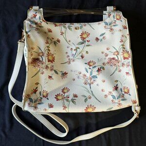 Women’s Lauren Conrad Spring Summer Floral Crossbody Purse With Adjustable Strap